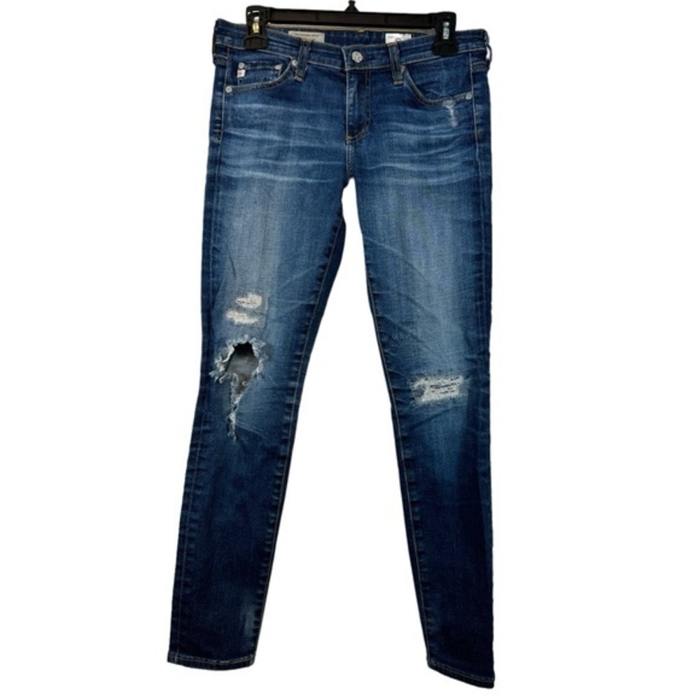AG Adriano Goldschmied  Legging Ankle Denim Jeans Anthropologie Size 27R #1274